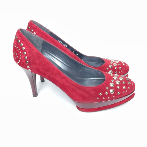Stuart Weitzman Studded Heels - Picture 5 of 7